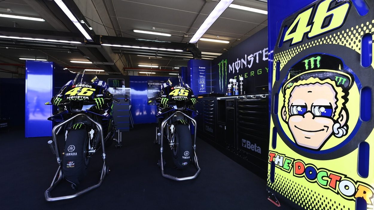 Valentino Rossis Garage bleibt auch am zweiten Aragon-Wochenende verwaist