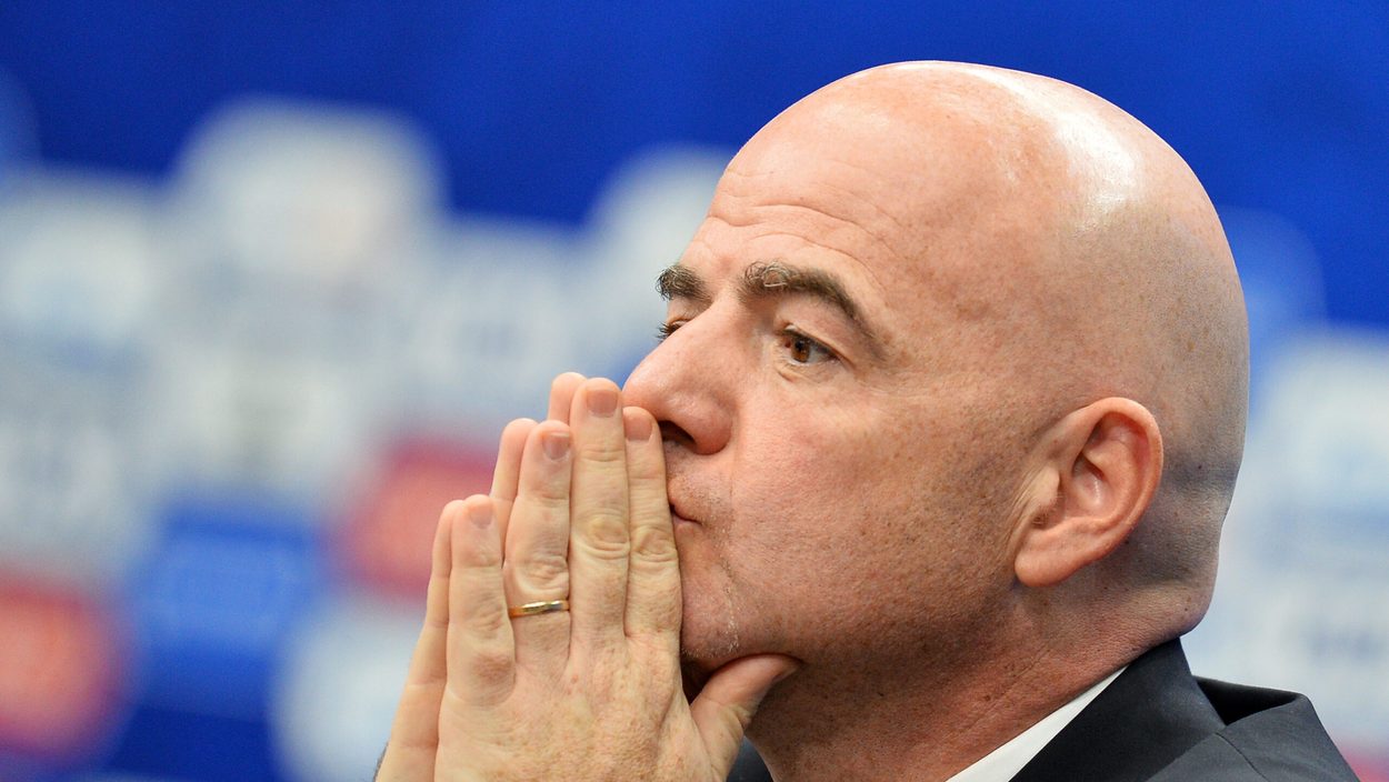 KAZAN,RUSSIA,25.NOV.16 - SOCCER - FIFA World Cup 2018, preview. Image shows Gianni Infantino (FIFA). Photo: GEPA pictures/ Sputnik/ Maksim Bogodvid - ATTENTION - COPYRIGHT FOR AUSTRIAN CLIENTS ONLY