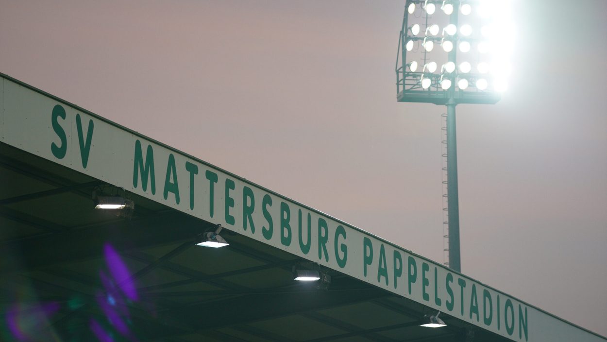 MATTERSBURG,AUSTRIA,08.DEC. 19 - SOCCER - tipico Bundesliga, SV Mattersburg vs FC Admira Wacker Moedling. Image shows shows a feature of the Pappelstadion (Mattersburg). Photo: Gepa pictures/ Johannes Friedl