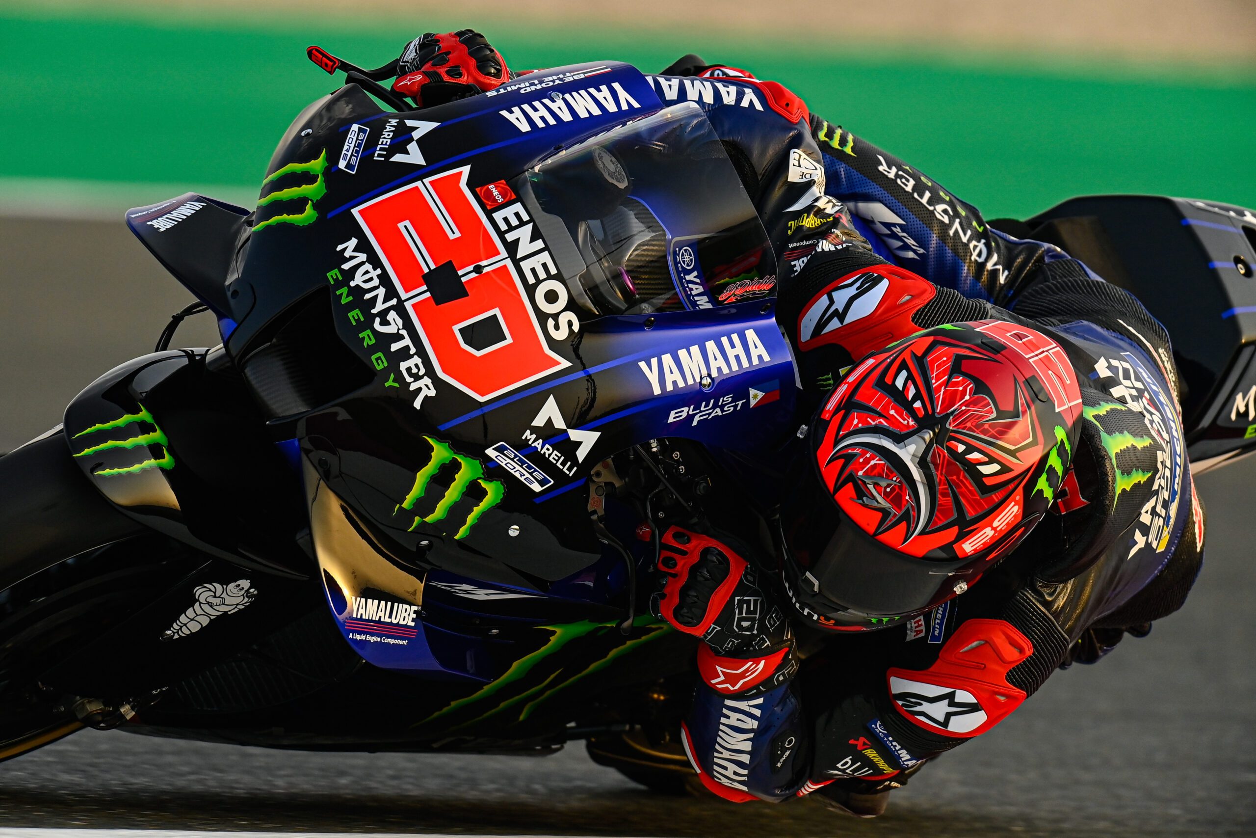 Fabio Quartararo geht in der MotoGP 2021 im Yamaha-Werksteam an den Start.