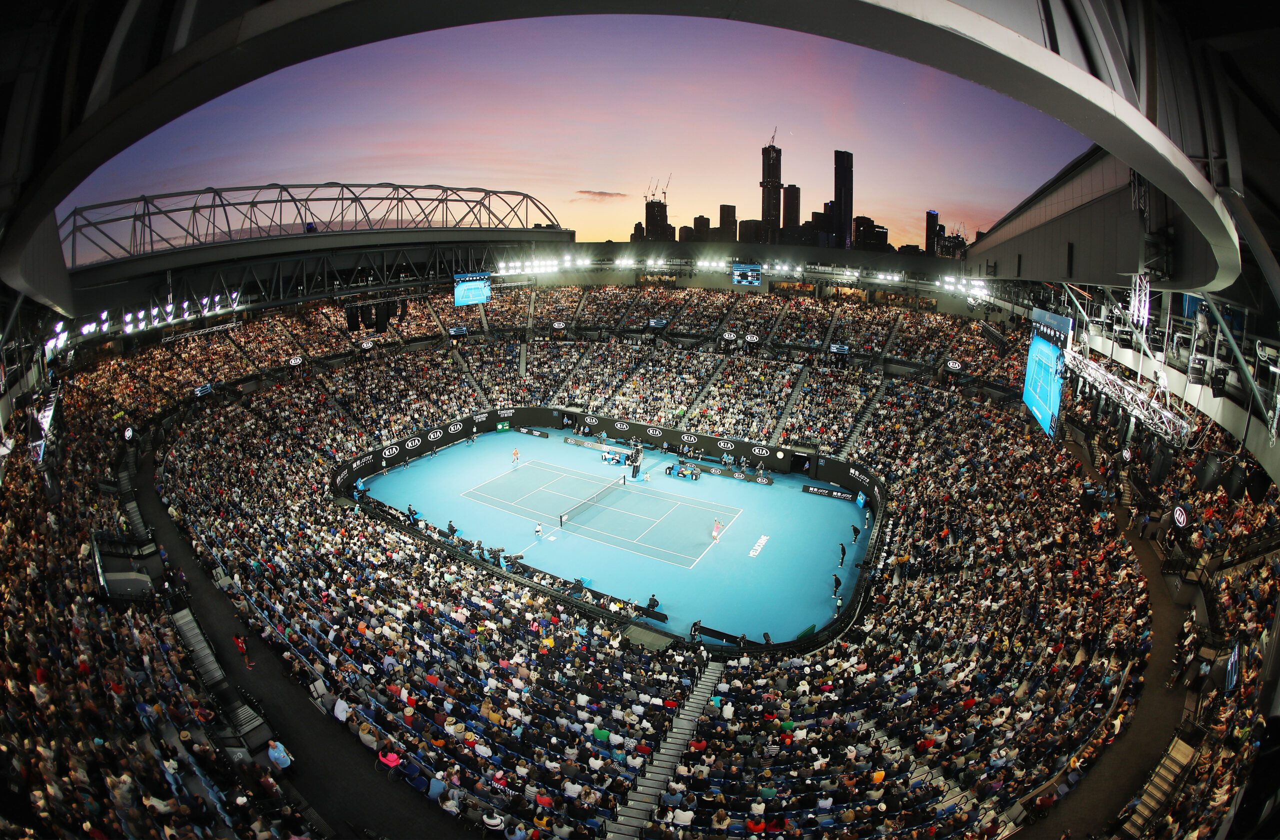 Tennis Start der Australian Open am 8