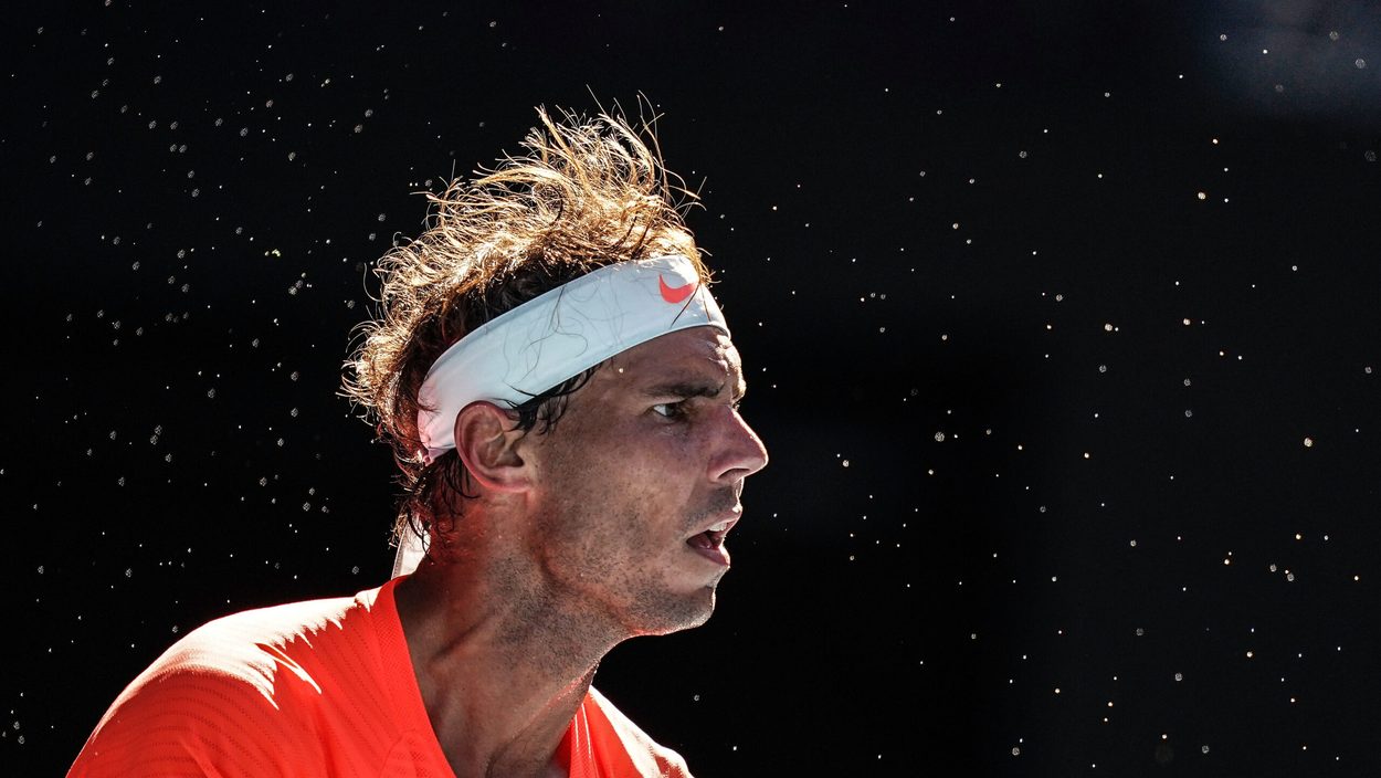 MELBOURNE,AUSTRALIA,09.FEB.21 - TENNIS - ATP World Tour, Grand Slam, Australian Open. Image shows Rafael Nadal (ESP).