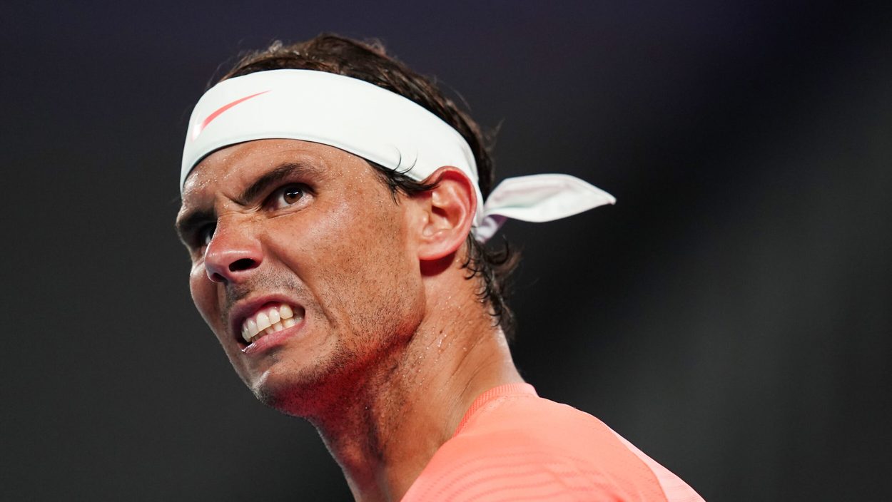 MELBOURNE,AUSTRALIA,17.FEB.21 - TENNIS - ATP World Tour, Grand Slam, Australian Open. Image shows Rafael Nadal (ESP).