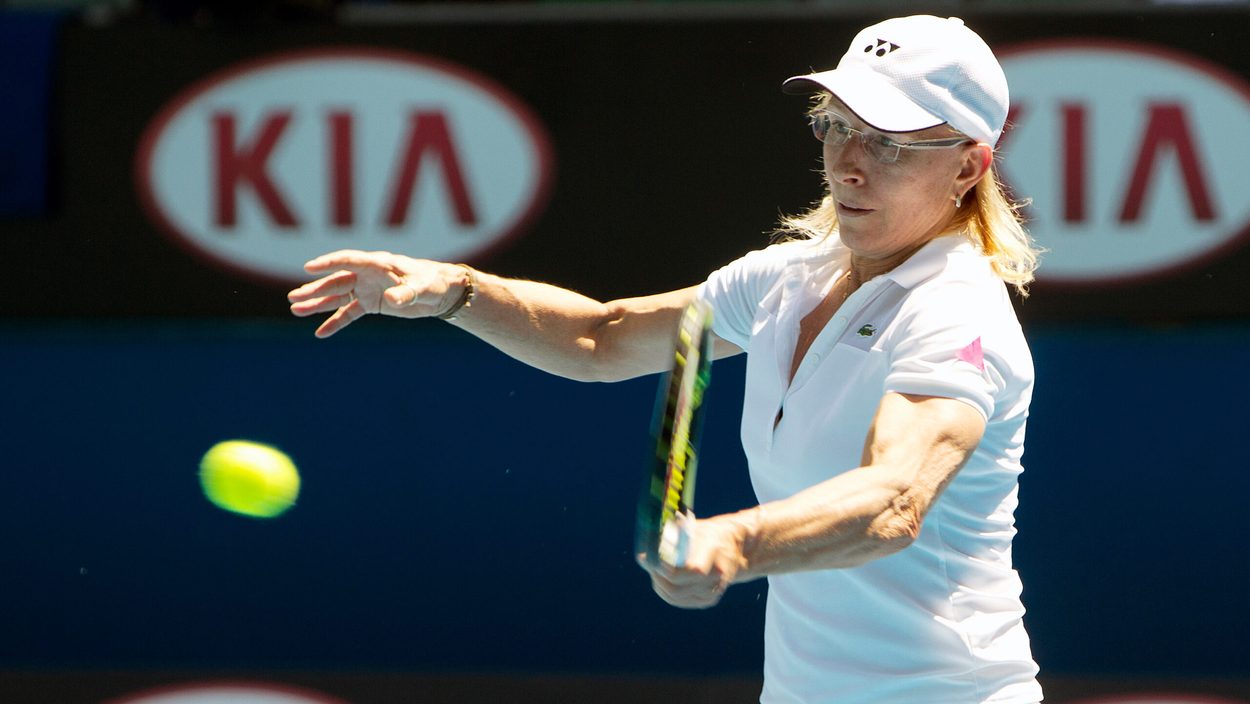 TENNIS - WTA, Martina Navratilova bei den Australian Open 2014