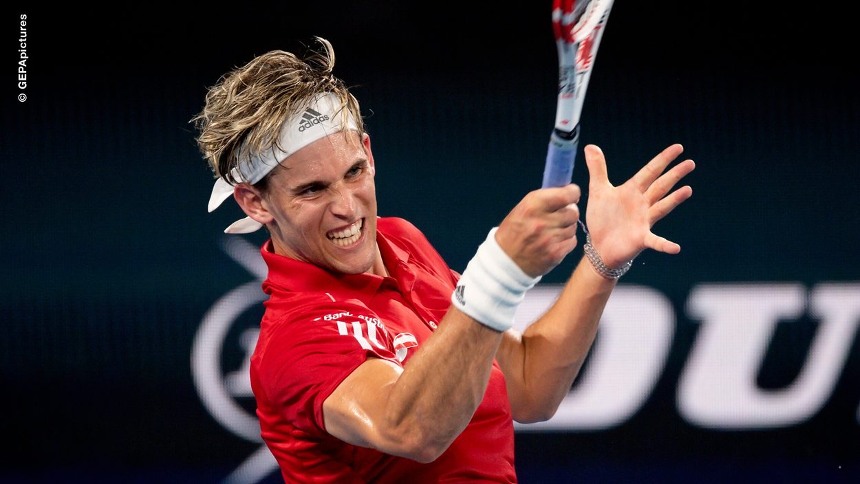 SYDNEY,AUSTRALIA,04.JAN.20 - TENNIS - ATP Cup. Image shows Dominic Thiem (AUT).