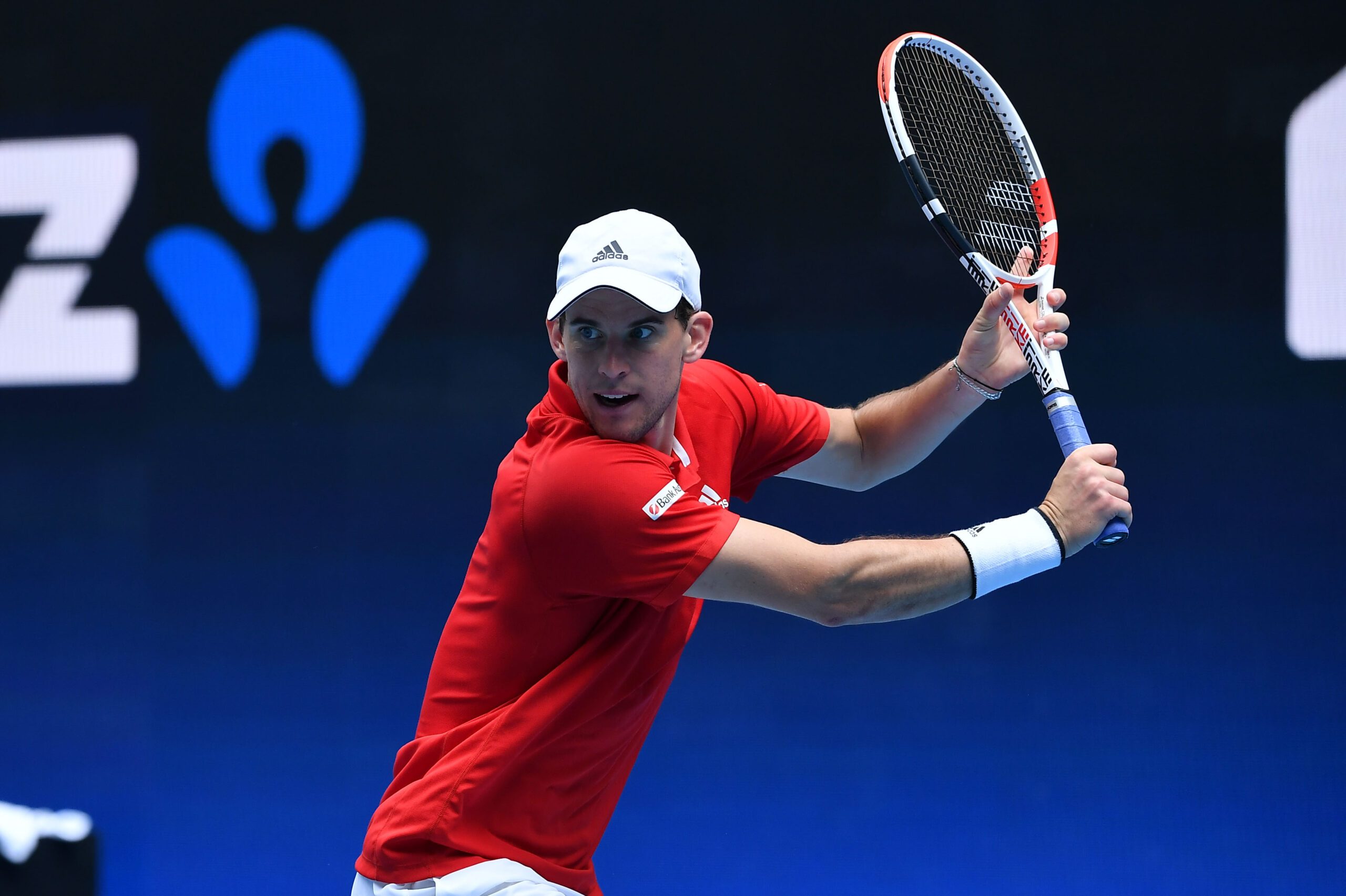 MELBOURNE,AUSTRALIA,02.FEB.21 - TENNIS - ATP Cup. Image shows Dominic Thiem (AUT).