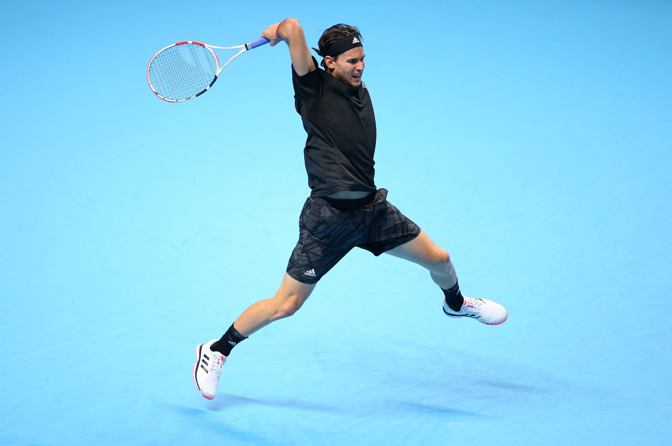 LONDON,ENGLAND,22.NOV.20 - TENNIS - ATP Finals, final. Image shows Dominic Thiem (AUT).