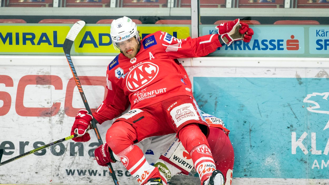 Thomas Hundertpfund; EC KAC; Eishockey; April 2021