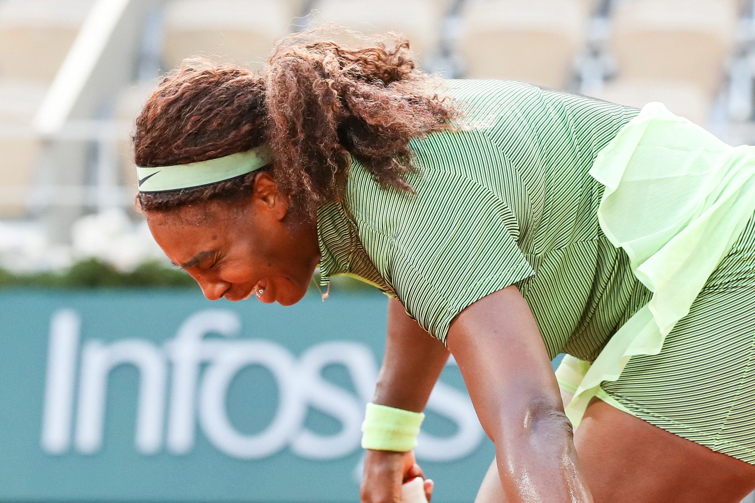 PARIS,FRANCE,02.June.21 - TENNIS - WTA Tour, French Open, Roland Garros, Grand Slam. Image shows Serena Williams (USA).