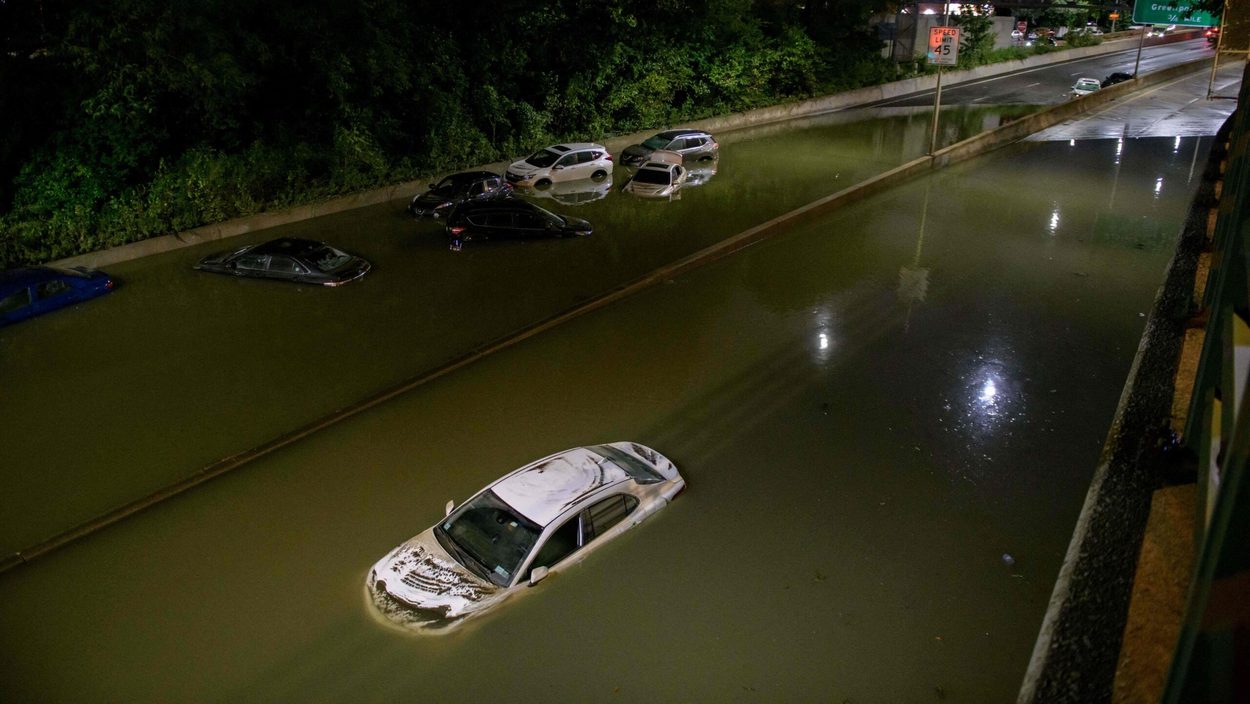 Hurrikan "Ida": Überschwemmungen in New York