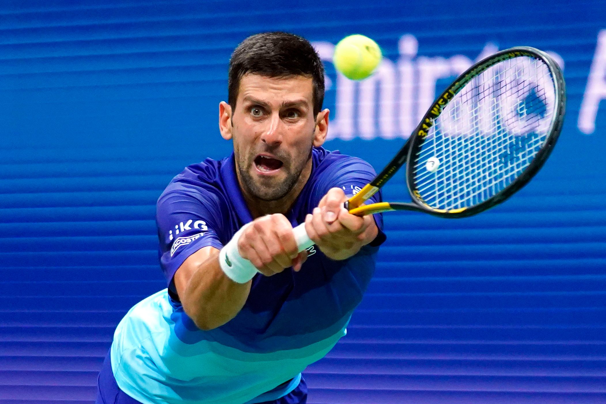 NEW YORK CITY, NEW YORK, USA, 08. SEP. 21 - TENNIS - ATP World Tour, US Open, Grand Slam, Flushing Meadows. Image shows Novak Djokovic (SRB).