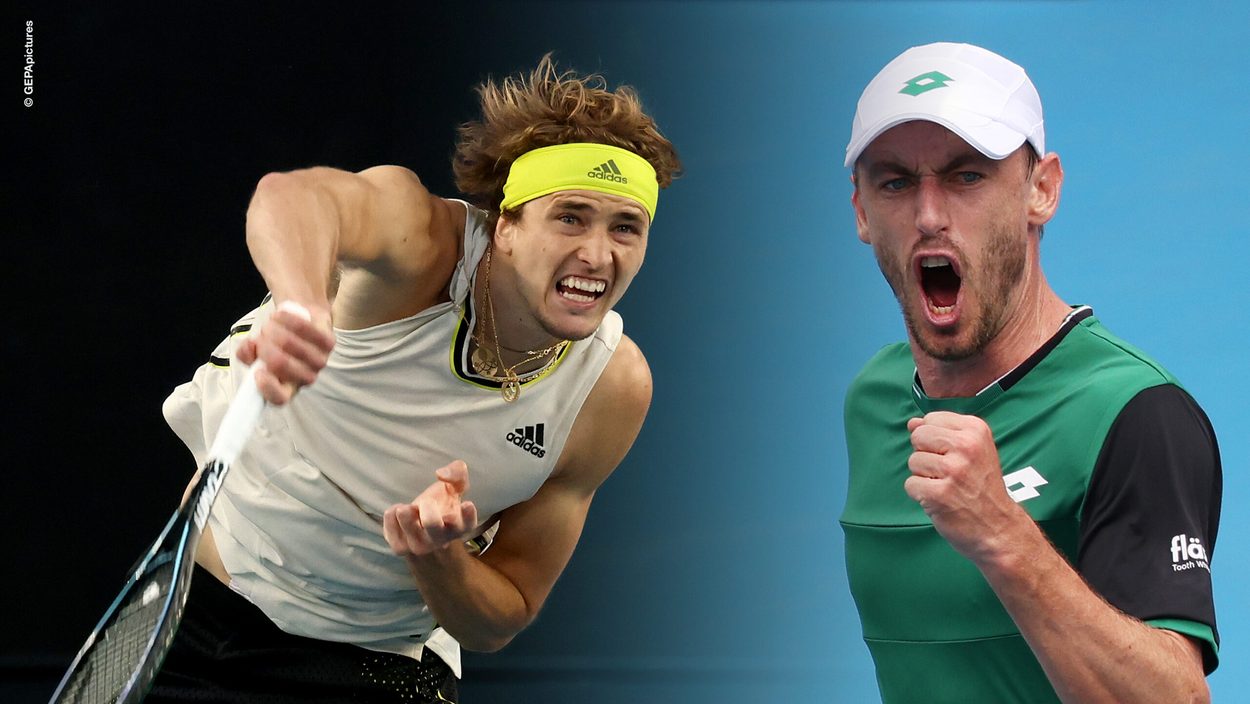 MELBOURNE,AUSTRALIA,15.FEB.21 - TENNIS - ATP World Tour, Grand Slam, Australian Open. Image shows Alexander Zverev (GER).