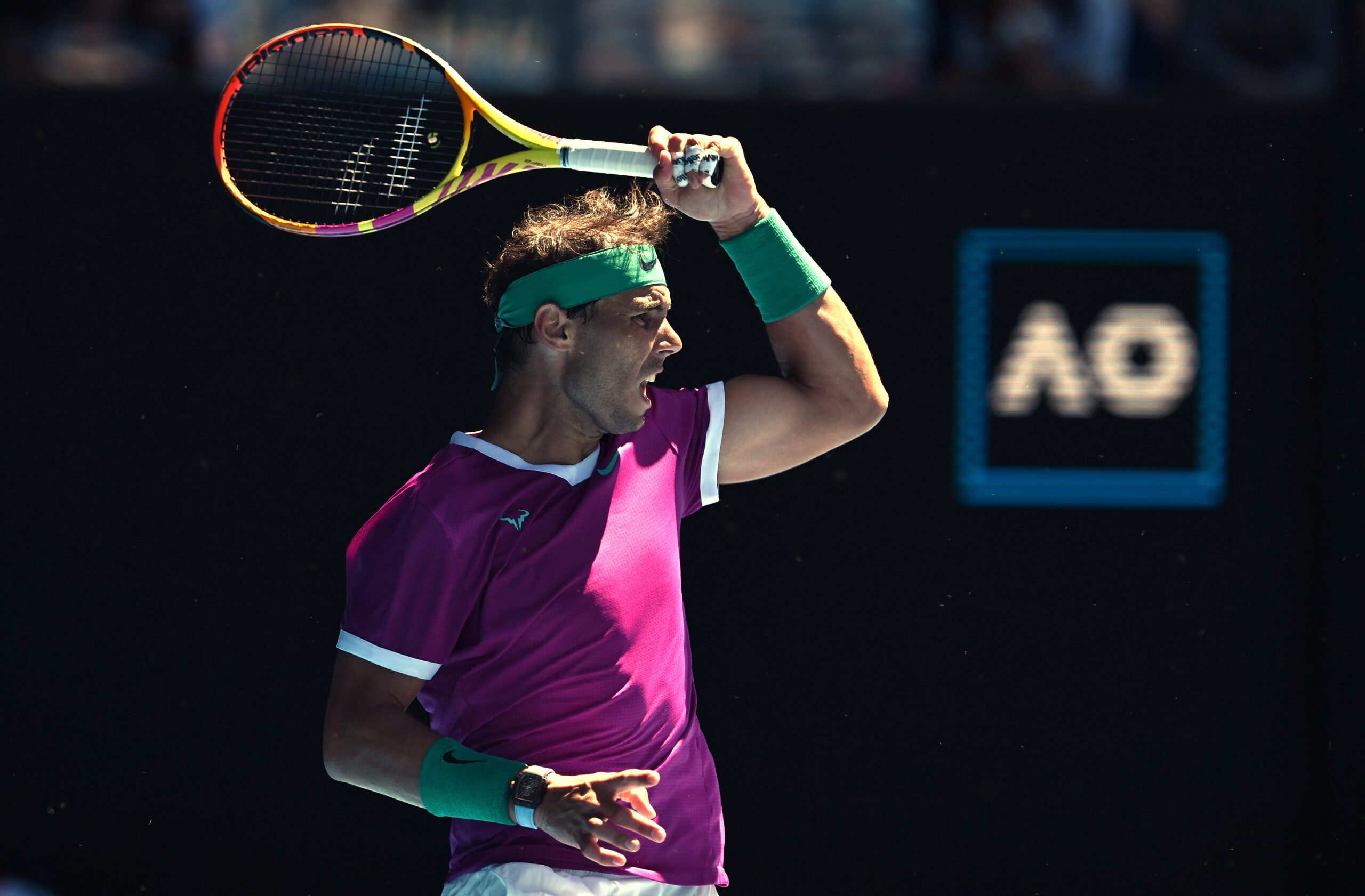 MELBOURNE,AUSTRALIA,19.JAN.22 - TENNIS - ATP World Tour, Grand Slam, Australian Open. Image shows Rafael Nadal (ESP).