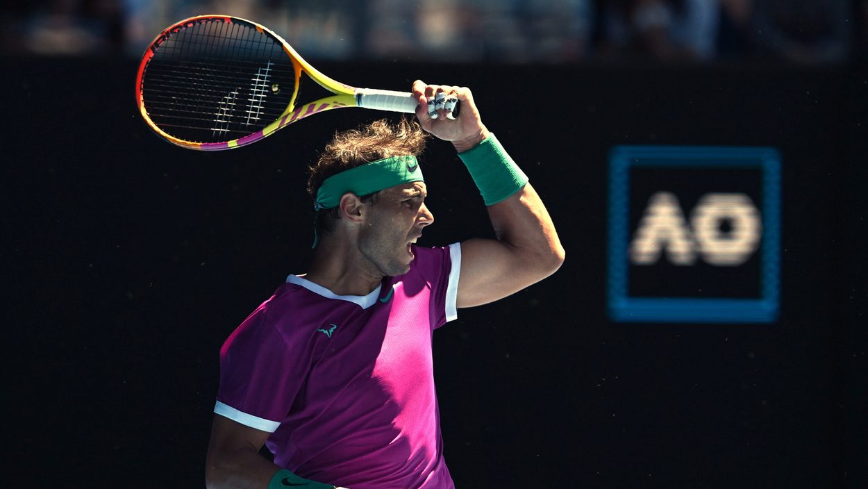 MELBOURNE,AUSTRALIA,19.JAN.22 - TENNIS - ATP World Tour, Grand Slam, Australian Open. Image shows Rafael Nadal (ESP).