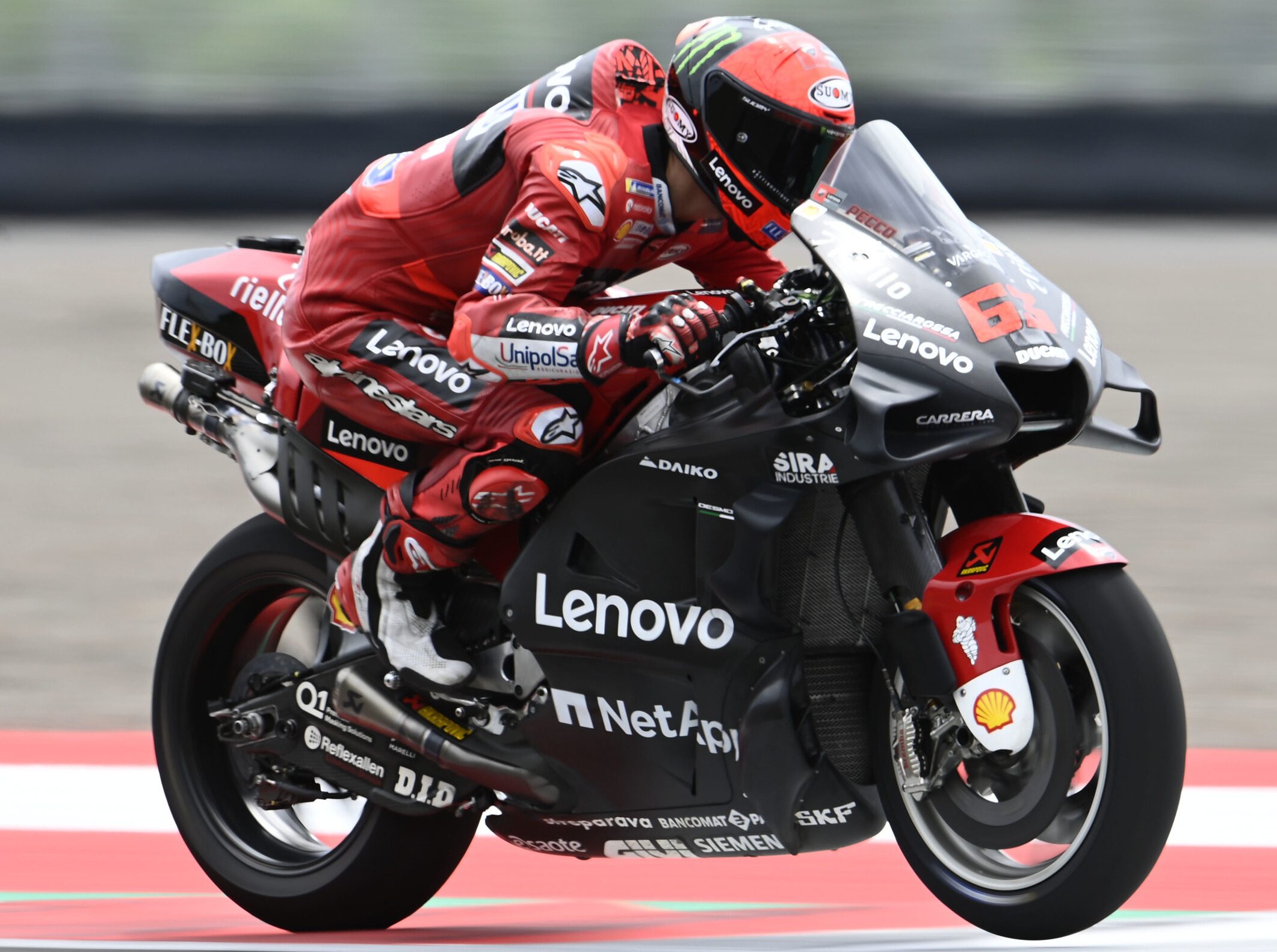 Ducati-Pilot Francesco Bagnaia blieb bei den Winter-Tests unauffällig.
