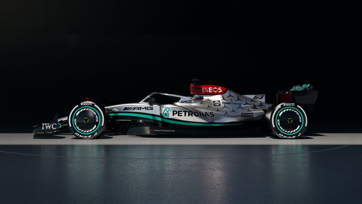 Mercedes wieder ein Silberpfeil: Neuer W13 präsentiert
