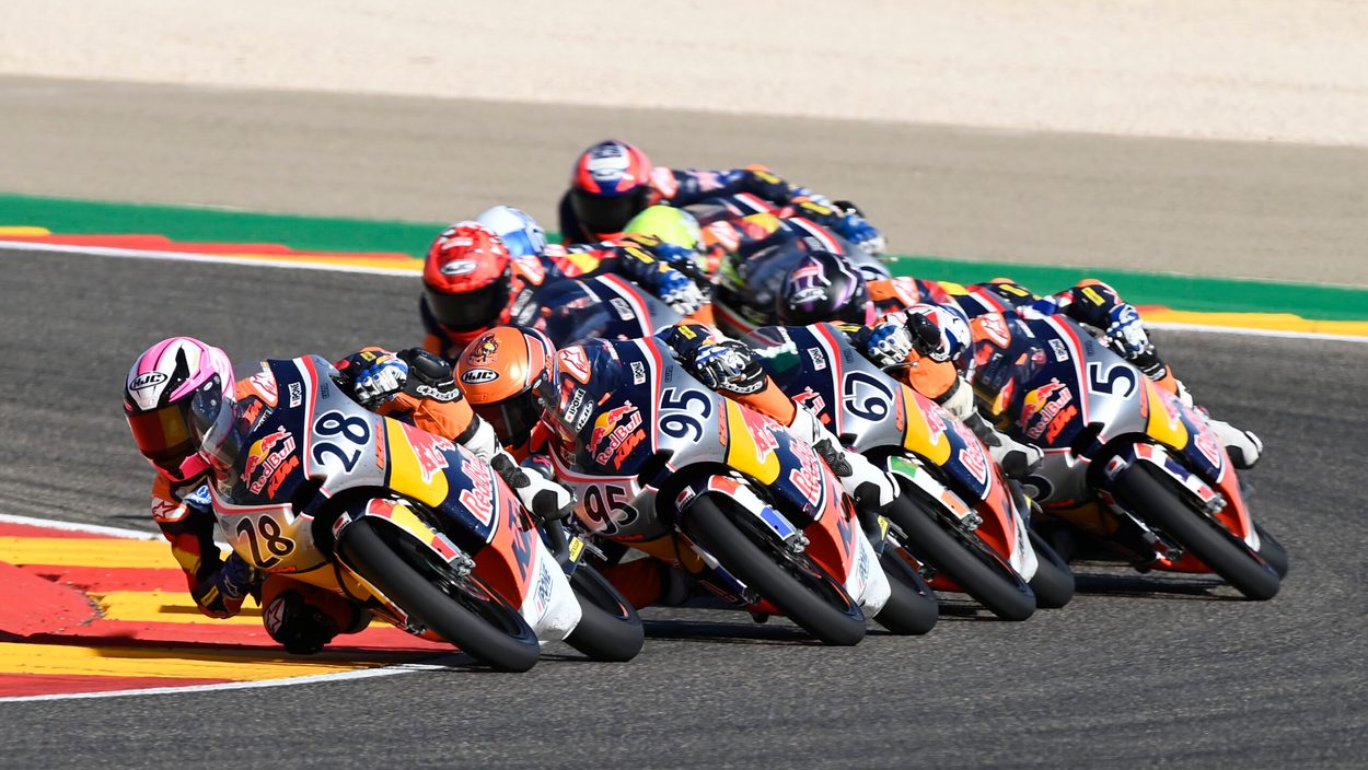 Maximo Quiles, Red Bull Rookies Cup Race 1, Aragon MotoGP 17 September 2022.