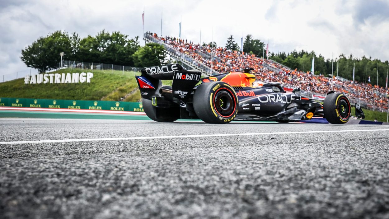 SPIELBERG, AUSTRIA, 02. JUL. 23 - MOTORSPORTS, FORMULA 1 - Grand Prix of Austria, Red Bull Ring. Image shows Max Verstappen (NED/Red Bull Racing).